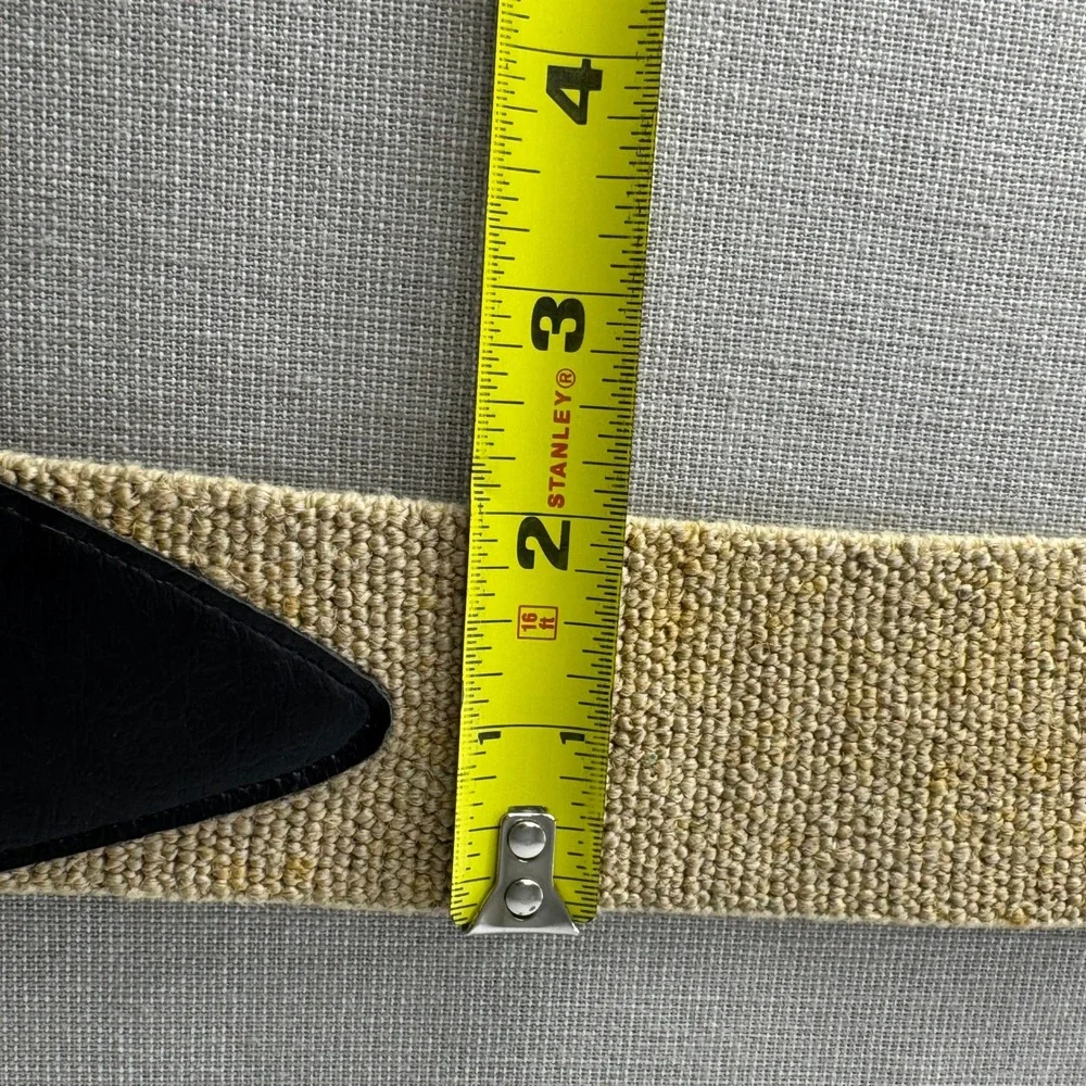 Vintage‎ stretch metal/leather belt